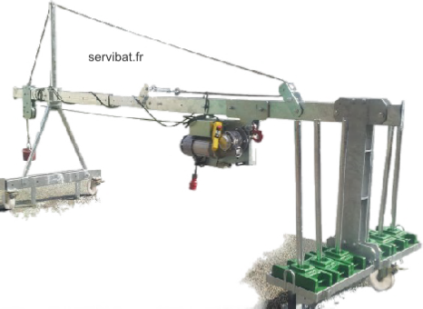 Poutre de suspension avec treuil de levage FIXATOR (vente, location, entretien, installation, )